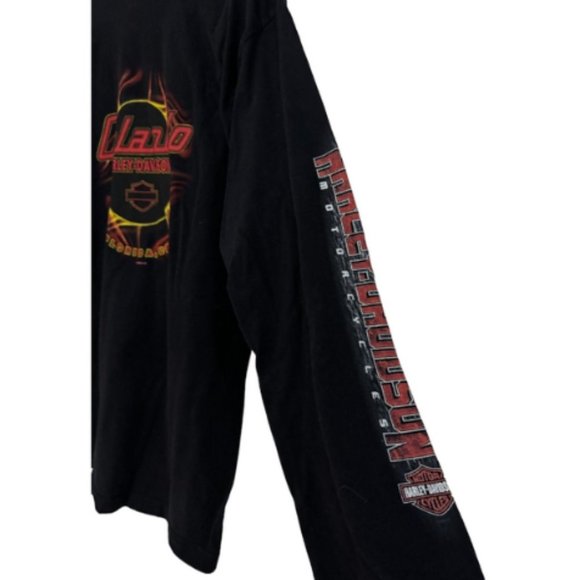 Vintage Harley Davidson  Motorcycle Orlando Florida USA Long Sleeve Shirt Size M - Picture 6 of 6